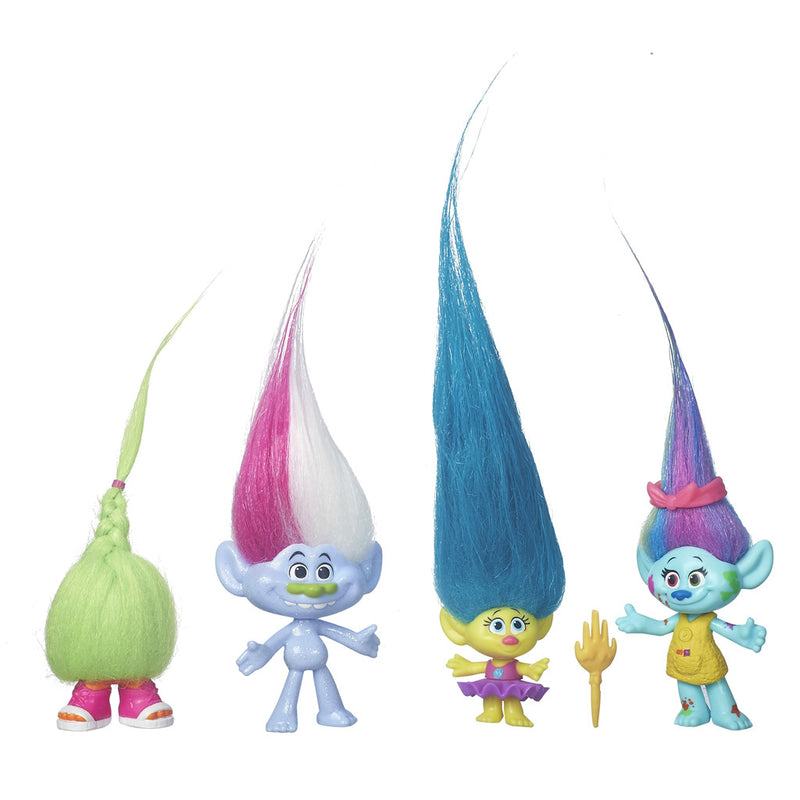 Hasbro DreamWorks Trolls Multipack met 4 figuren Assorti