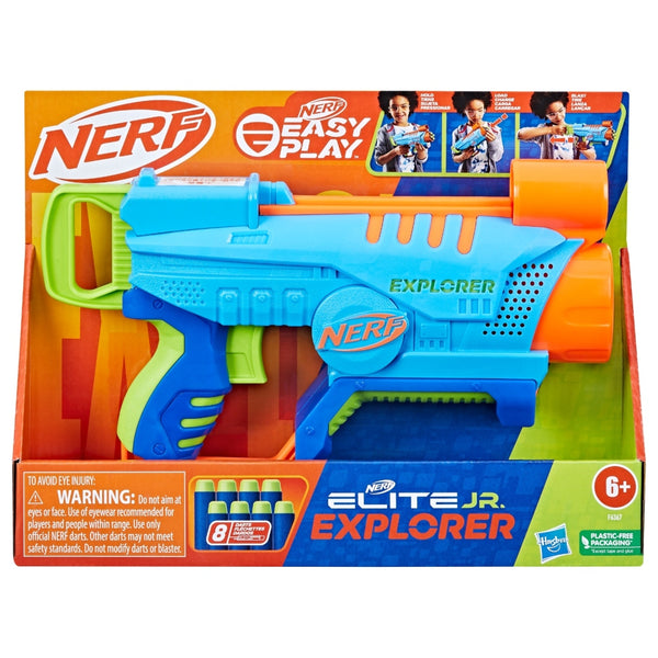 Nerf Elite Junior Exporer Blaster + 8 Darts