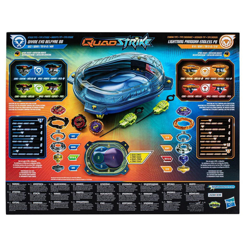 Hasbro Beyblade Burst QuadStrike Thunder Edge Battle Set