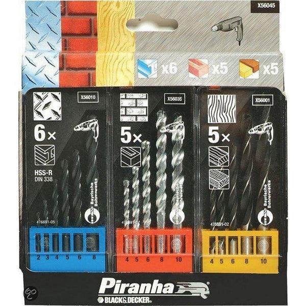 Piranha X56045-QZ Boorcassette 16 Stuks