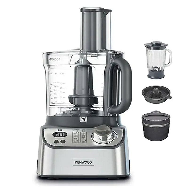 Kenwood FDM71.900SS MultiPro Express Weigh+ Foodprocessor 1000W RVS/Zwart