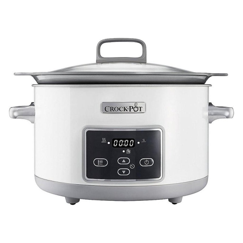Crock-Pot DuraCeramic CR026 Saut&eacute; Slow Cooker 5L Wit