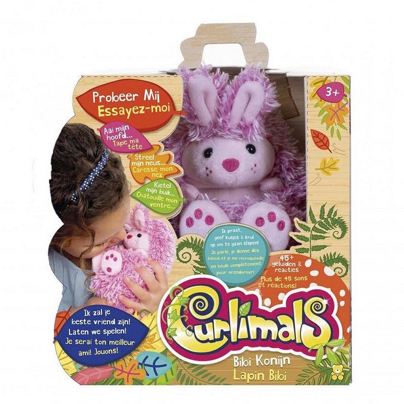 Curlimals Knuffel Konijn Bibi + Geluid