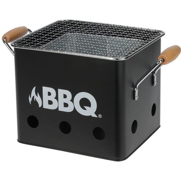 BBQ Kubus Mini Barbecue 28.5x15.5x15 cm Zwart