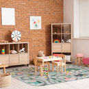 Speelkleed Wegen en Huizen, 130x180cm