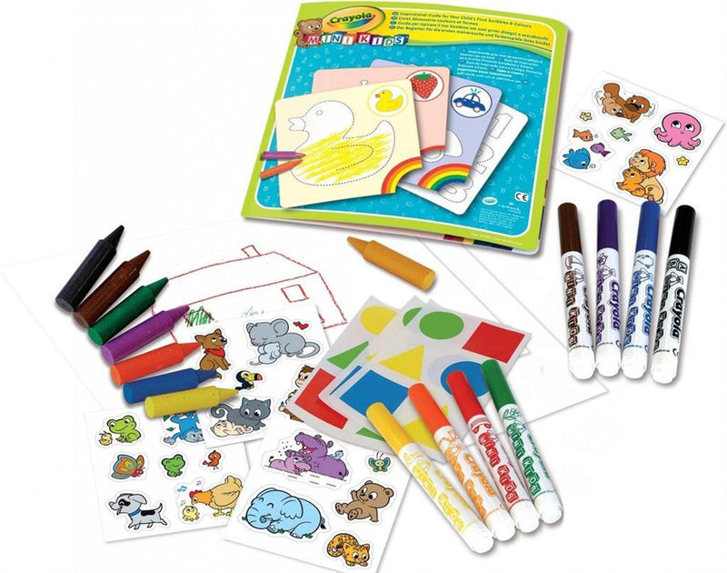 Crayola Mini Kids Mijn Eerste Kleur-Sticker Set