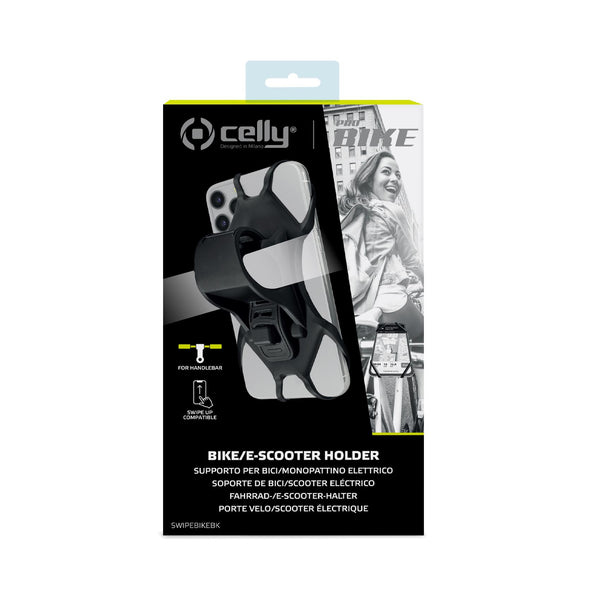 Fietshouder Celly Swipebike - zwart