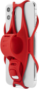 Telefoonhouder Bone Bike Tie 3 voor stuurbevestiging - rood