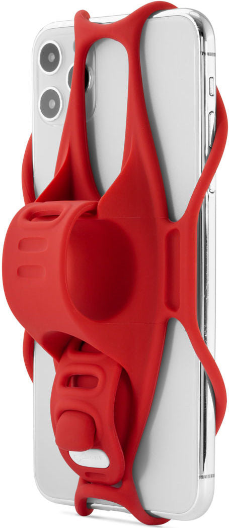 Telefoonhouder Bone Bike Tie 3 voor stuurbevestiging - rood