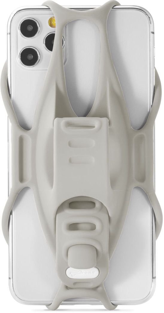 Telefoonhouder Bone Bike Tie 3 voor stuurbevestiging - grijs