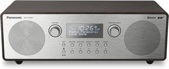 Panasonic RF-D100BTEGT Draagbare Radio DAB+ Wekfunctie Grijs