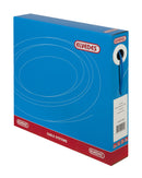 Rem buitenkabel Elvedes met teflon voering ø5,0mm / 30 meter - blauw (in een doos)