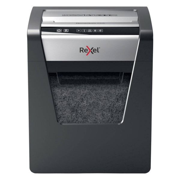 Rexel Momentum X415 Papiervernietiger 23L Zwart/Zilver