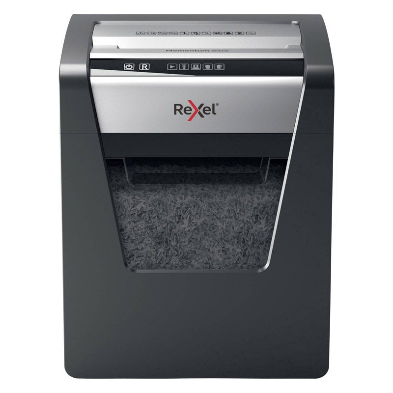 Rexel Momentum X415 Papiervernietiger 23L Zwart/Zilver