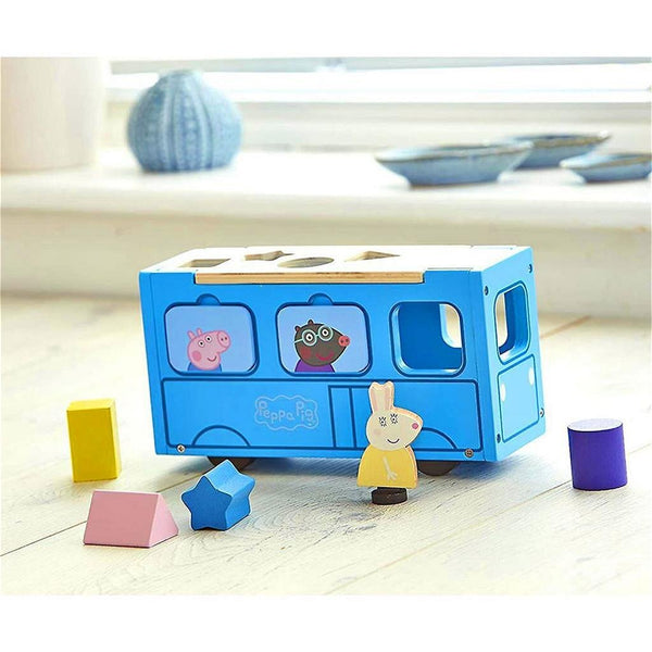 Peppa Pig Schoolbus vormenstoof