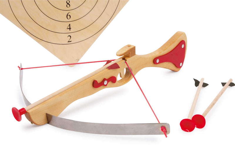 Small Foot - Houten Sportkruisboog met Doelwitbord, 4dlg.