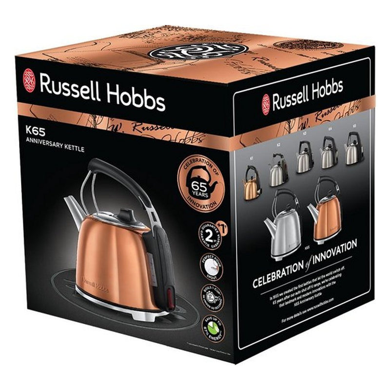 Russell Hobbs 25861-70 K65 Anniversary Waterkoker 1.2L 2400W Koper/Zwart