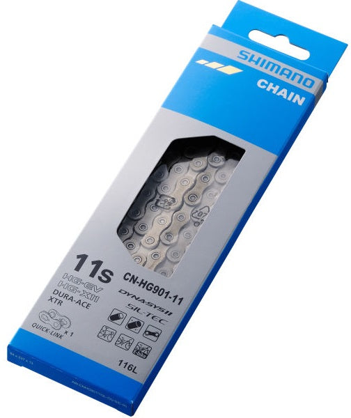Ketting 11 speed Shimano HG901 Dura Ace / XTR - Race/Mtb/E-Bike met 116 schakels en quick link