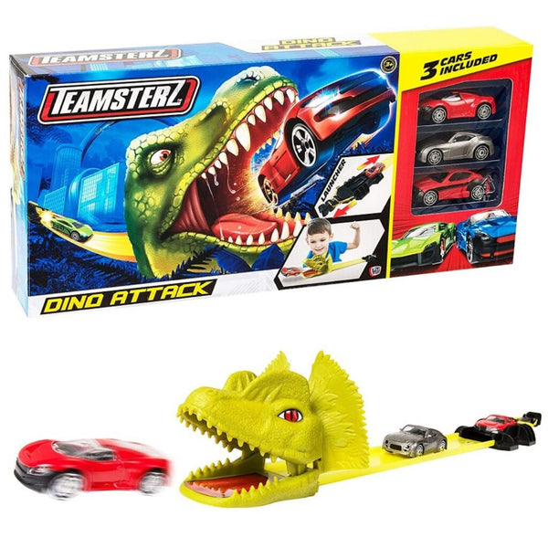 Teamsterz Dino Attack + 3 Auto&#039;s