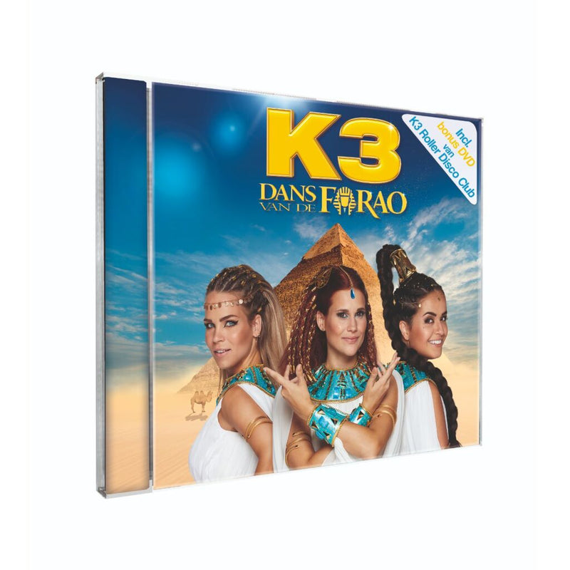 K3 CD Dans van de Farao + DVD K3 Roller Disco Club