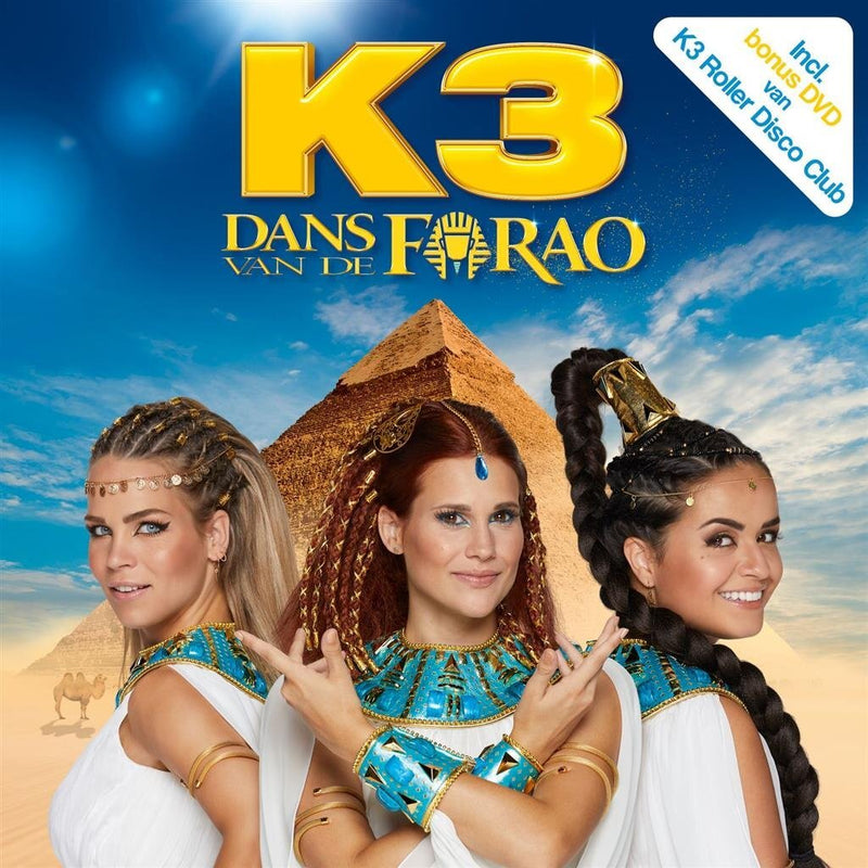 K3 CD Dans van de Farao + DVD K3 Roller Disco Club