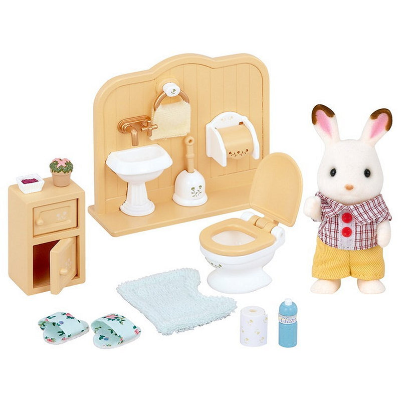 Sylvanian Families 5015 Set Broer Chocoladekonijn (Badkamer)