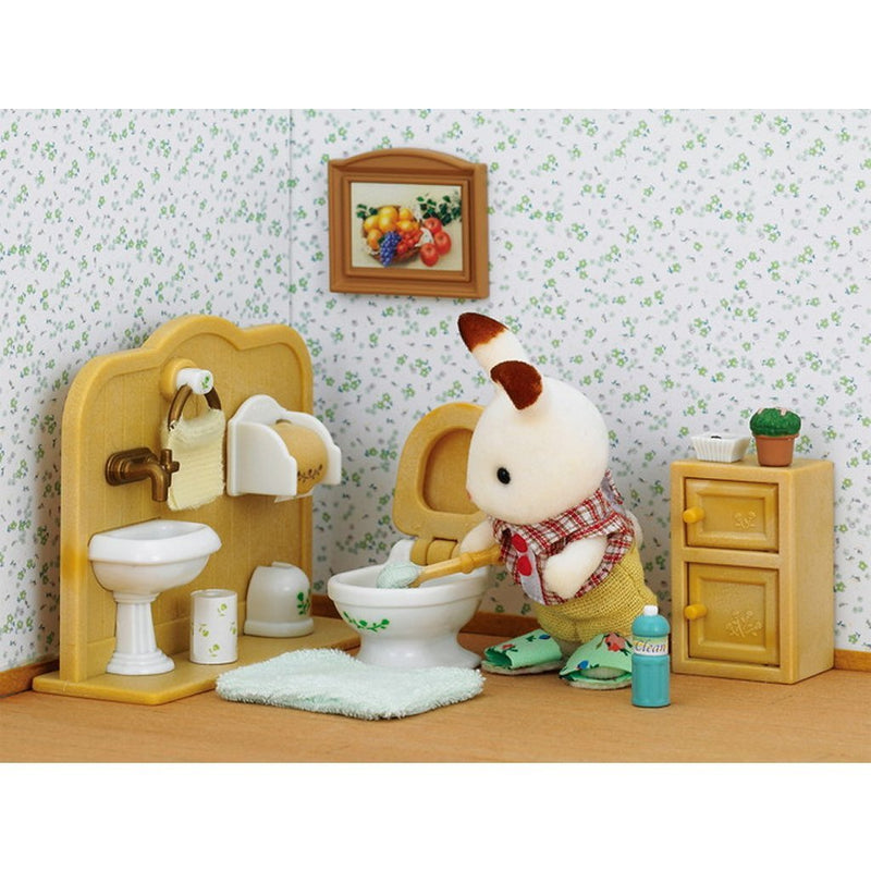 Sylvanian Families 5015 Set Broer Chocoladekonijn (Badkamer)