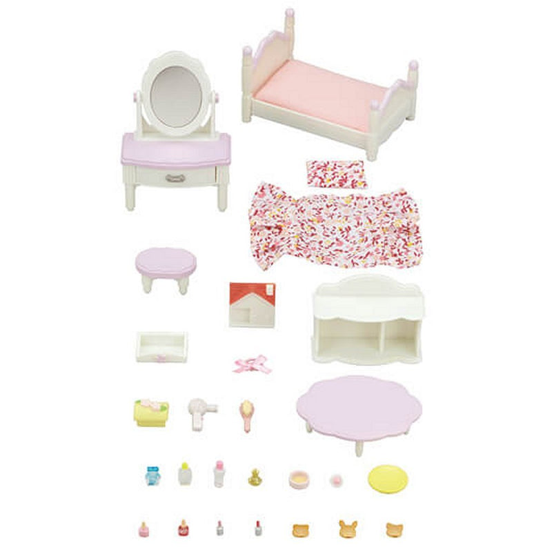 Sylvanian Families 5285 Slaapkamer + Kaptafelset