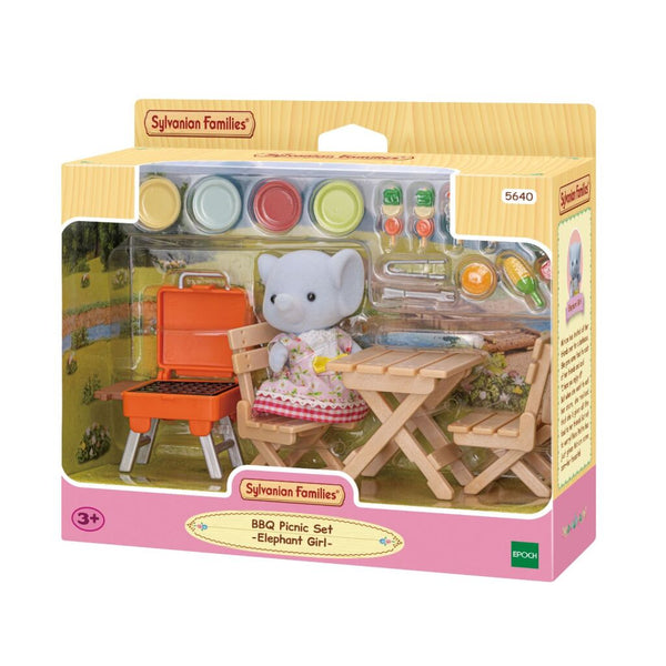 Sylvanian Families 5640 BBQ Picknick Set Olifant Meisje