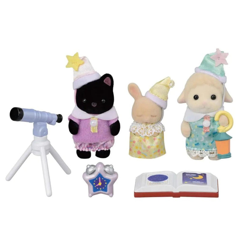 Sylvanian Families 5750 Trio Peutervriendjes Pyjama Party