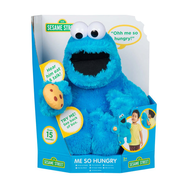 Sesamstraat Cookie Monster Knuffel met Geluid