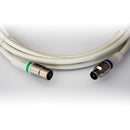 Technetix TN-RLA10-5.0B Coaxkabel Iec / Coax Iec Male - Iec Female Recht 5 M Wit