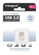 Integral INFD64GBFUS3.0 Usb Stick Usb 3.0 64 Gb Aluminium