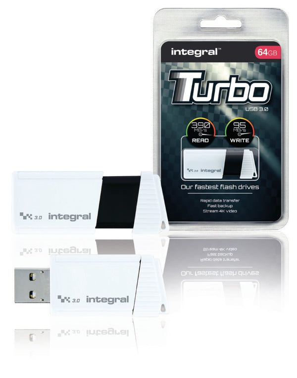 Integral INFD64GBTW3.0 Usb Stick Usb 3.0 64 Gb Wit/zwart