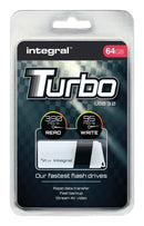 Integral INFD64GBTW3.0 Usb Stick Usb 3.0 64 Gb Wit/zwart