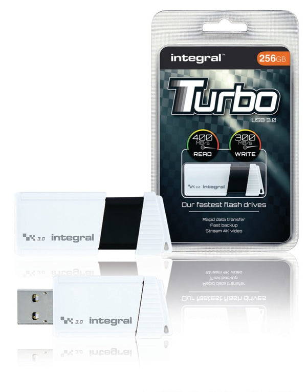 Integral INFD256GBTW3.0 Usb Stick Usb 3.0 256 Gb Wit/zwart