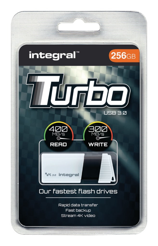 Integral INFD256GBTW3.0 Usb Stick Usb 3.0 256 Gb Wit/zwart