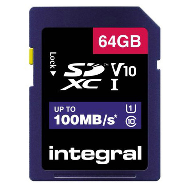 Integral Sdxc V10 100mb/s 64gb