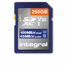 Integral INSDX256G1V30 High Speed Sdhc/xc V30 Uhs-i U3 256gb Sd Memory Card