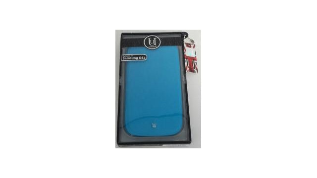 Uunique Folio Case Flourescent Blue voor Samsung i9300 Galaxy SIII