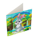 Craft Buddy Crystal Art Diamond Painting Kaart Konijn