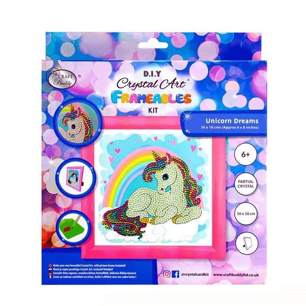Craft Buddy Crystal Art Eenhoorn