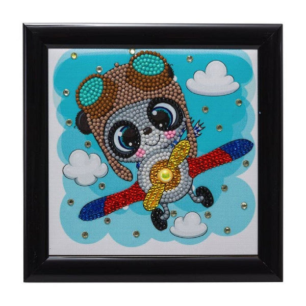 Craft Buddy Crystal Art Vliegende Panda