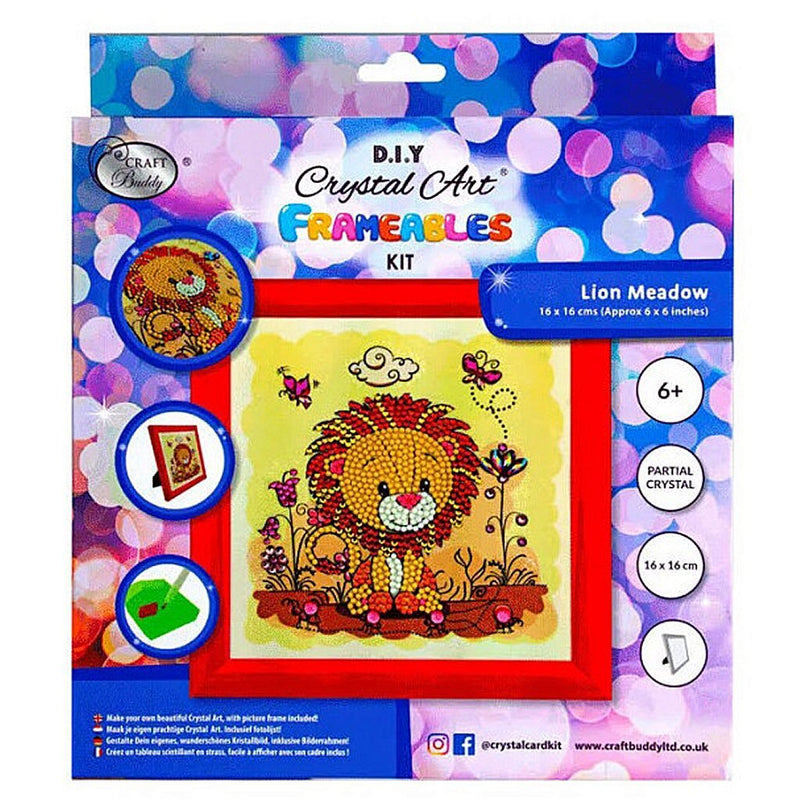 Craft Buddy D.I.Y. Crystal Art Leeuw