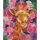 Crystal Art Diamond Painting Giraffe 21x25 cm