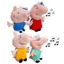 Peppa Pig Knuffel Handpop met Geluid 28 cm Assorti