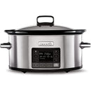 Crock-Pot CR066 Slow Cooker 5.6L RVS/Zwart