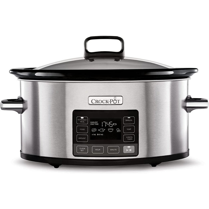 Crock-Pot CR066 Slow Cooker 5.6L RVS/Zwart