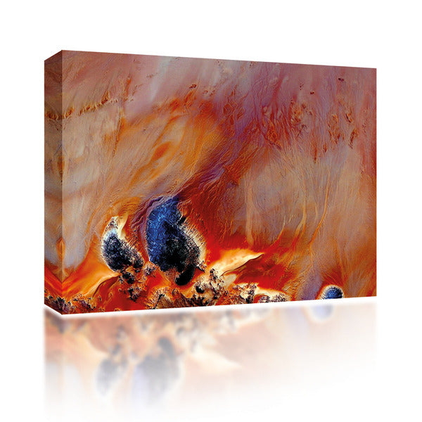 Sound Art Canvas + Bluetooth Speaker Fire In The Desert