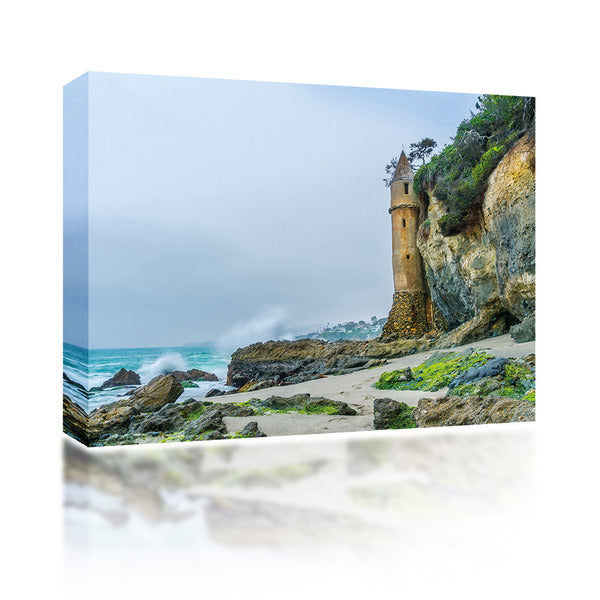 Sound Art Canvas + Bluetooth Speaker Castle On The Beach